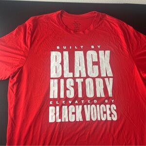 Nike Houston Rockets Dry Fit Long Sleeve T-Shirt Built By Black History Men's